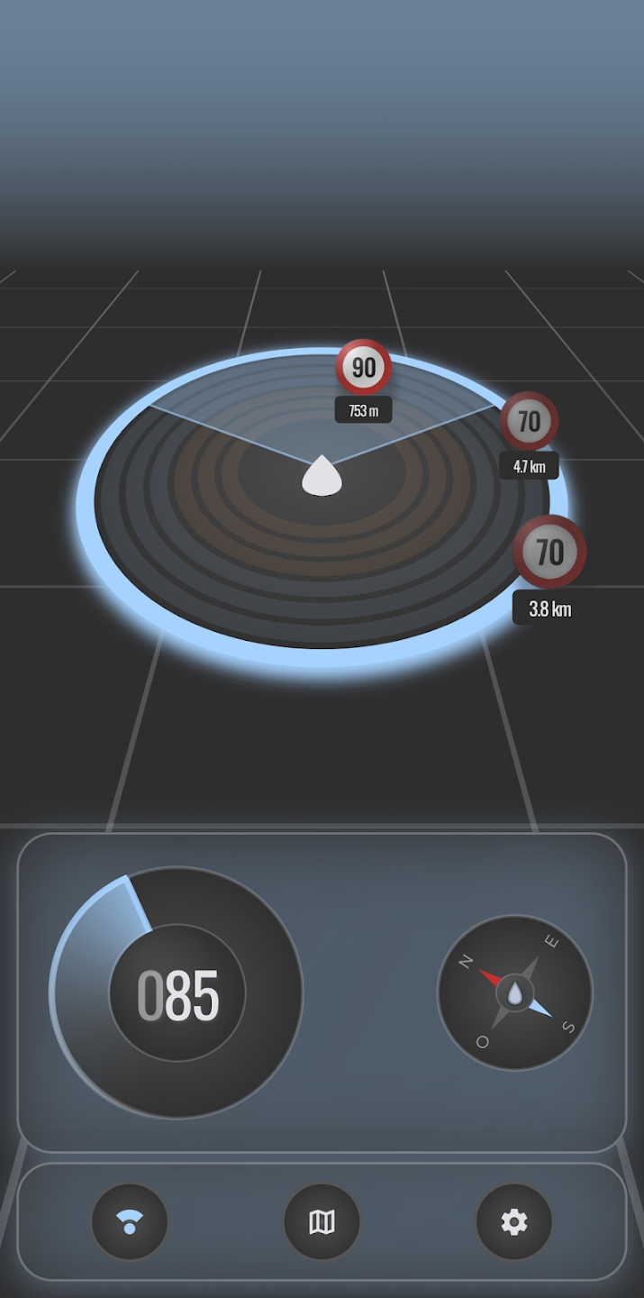 Capture d'écran de l'application Speedix - Interface principale