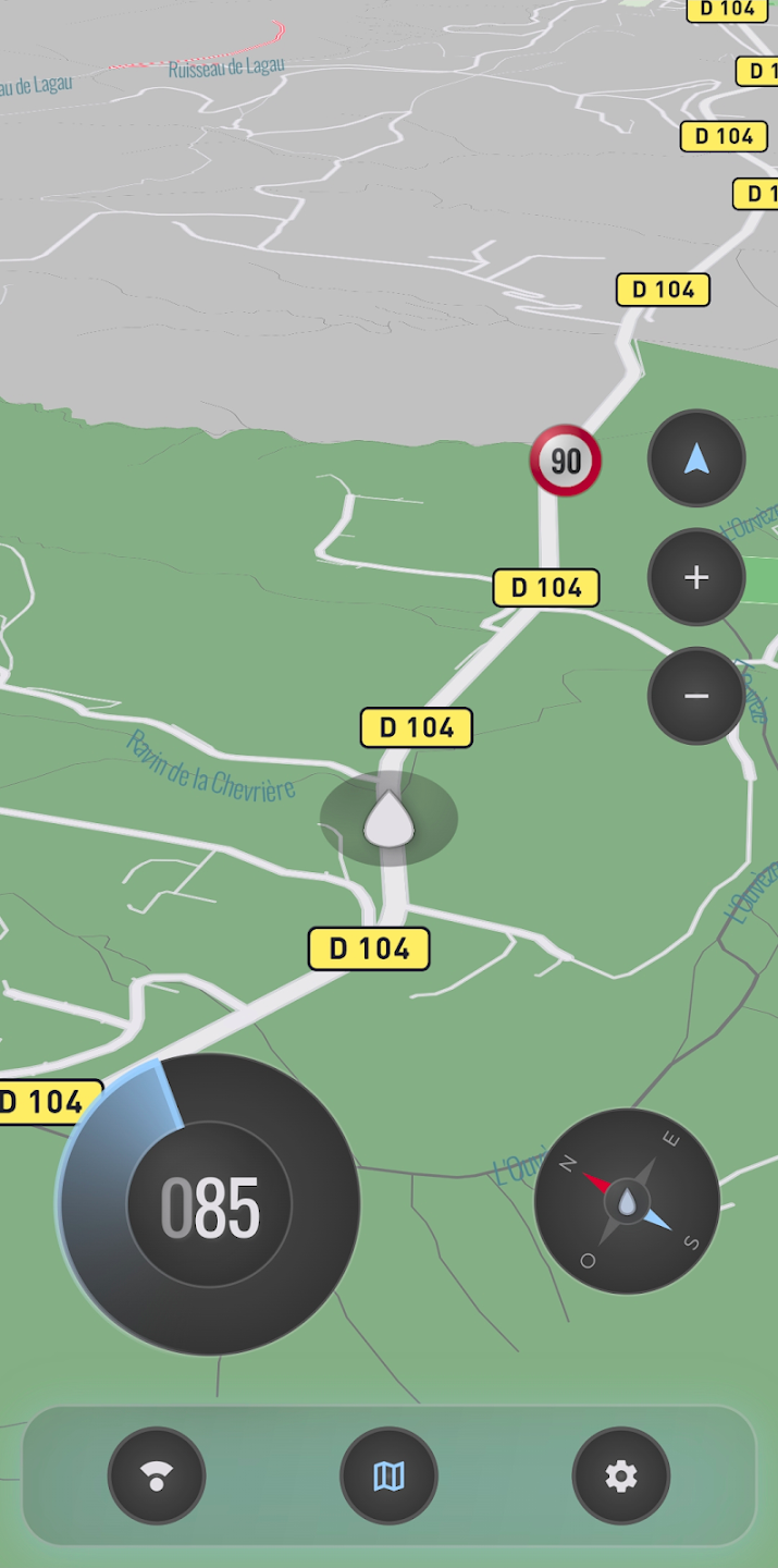 Capture d'écran de l'application Speedix - Paramètres et configuration